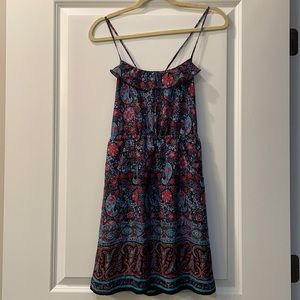 Paisley print dress